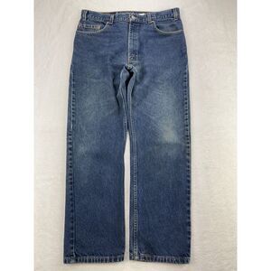 Levis VTG 505 Jeans Men 36x30 Blue Reg Fit Denim Straight Leg 01'‎ USA